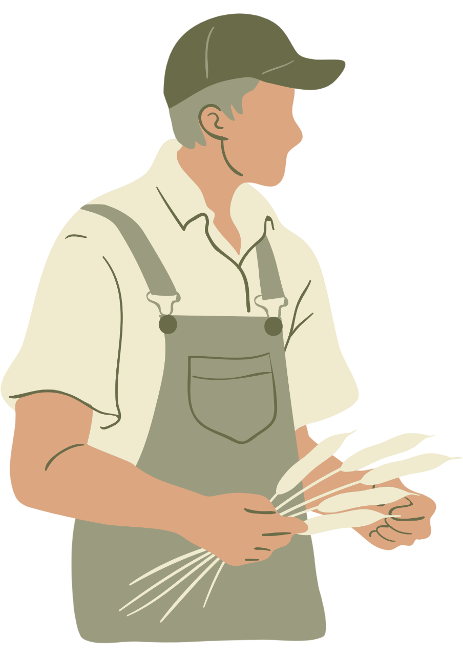 Desenho de um Agricultor